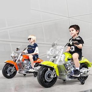 Tricycle électrique pour enfants personnalisable, moto avec musique et lumières, jouet télécommandé, âges 2-13 ans, <span class=keywords><strong>construction</strong></span> en plastique et métal, pour l'intérieur - Product Image 2