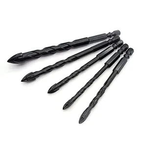 Rotary Hammer twist 3mm~12mm Cross Drill Bits For Drill Holes In Concrete Ceramic Tile Stone Metal wood