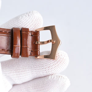 Montre de luxe pour homme avec cadran multiple incrusté de diamants, plaqué or rose, lunette cannelée, index sertis de diamants, montre formelle pour élite professionnelle - Product Image 6