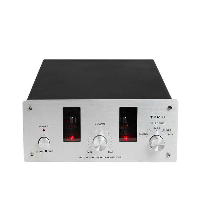 Hot Selling Vacuum Tube Stereo Preamplifier MM / MC Amplifier Multimodal Magnifier for Turntable Record Player