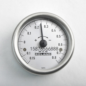 Manómetro Analógico Roland de 0.15-0.8 Bar para Imprenta 5095 - Product Image 1