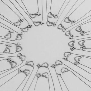 <span class=keywords><strong>Collar</strong></span> con corazón e <span class=keywords><strong>inicial</strong></span> minimalista XL264, joyería personalizada de acero inoxidable chapado en oro de 18 quilates para mujer, regalo de San Valentín - Product Image 5