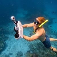 Citymate Max Depth 40M, scooter aquatique puissant à longue portée, léger, pour la plongée sous-marine, la plongée avec tuba et la natation, avec sac de transport