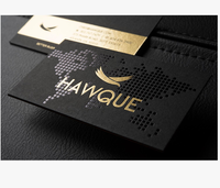 Cartes de visite en carton texturé, impression de logo en relief, cartes de visite personnalisées, papier de luxe, cartes de visite avec logo en feuille d'or, cartes de remerciement
