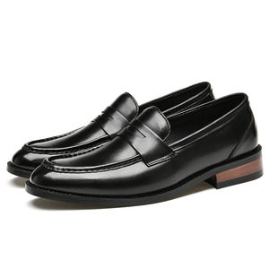 Erkek iş rahat elbise ayakkabı ilk katman hakiki inek derisi ahşap kök boyutu 36-45 yükseklik artırılması özelliği - Product Image 6