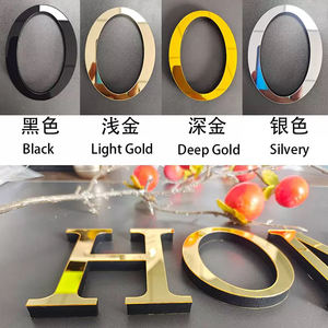 10 e 20cm autoadesiva in oro 3D oro acrilico alfabeto lettera specchio adesivo da parete lettere inglesi adesivi per <span class=keywords><strong>casa</strong></span> ufficio Bar decorazione - Product Image 6