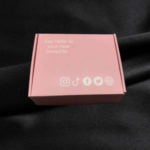 Cajas de Envío Marrones con Logotipo Personalizado, Cajas de Cartón Corrugado para Envíos Postales, Cajas de Regalo para Pequeñas Empresas, Caja de Papel Grande Negra - Product Image 5