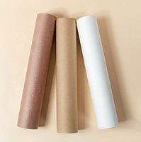 Papier kraft brun de qualité alimentaire QIYIN, pâte vierge, pour emballage alimentaire, fabrication de sacs en papier, spécifications personnalisées