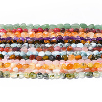 Perles de pierres précieuses en vrac, pépites de citrine naturelle irrégulières, pour la fabrication de bijoux DIY, 6mm 8mm