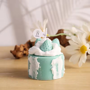 Handmade Strawberry Cake Scented <b>Candle</b> <b>Gift</b> Box Aroma <b>Candle</b> Wedding Favors Birthday Present Souvenir - Product Image 4