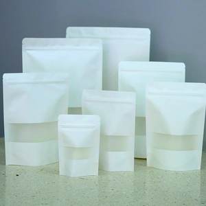 Nueva moda impresión personalizada ventana mate reciclable cremallera bolsas de embalaje resellable Stand-Up PE CPP plástico mm bajo MOQ 100PCs - Product Image 2