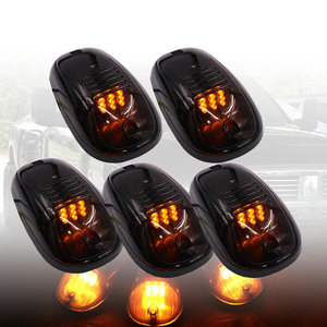 5pcs thiết lập của New hổ phách <span class=keywords><strong>LED</strong></span> Cab Lights Top chạy đánh dấu ánh sáng cho xe Roof xe tải 4x4 Pickup người khác xe phụ kiện ánh sáng - Product Image 4