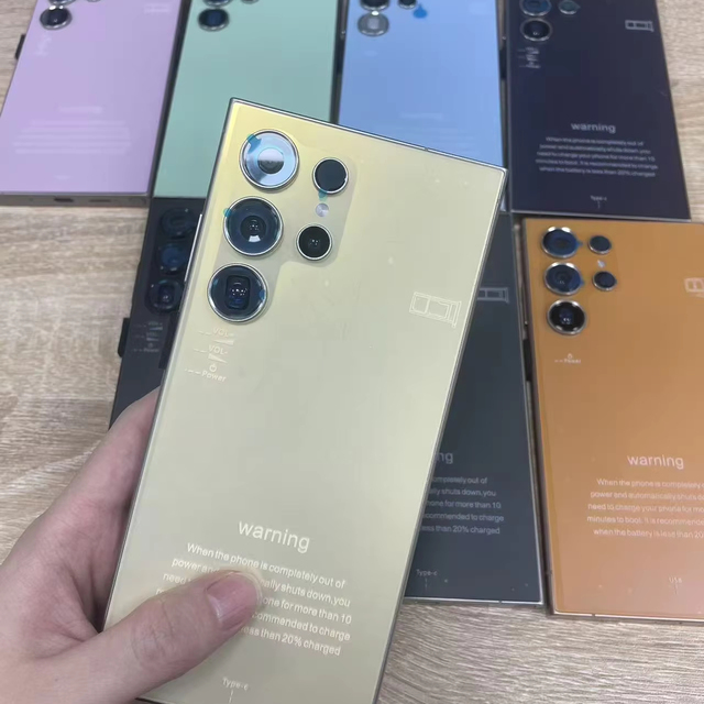 2025 Hot Sale S24 Ultra Smartphone Octa-core 16GB RAM+1TB ROM HD Cameras 6.6" AMOLED Screen 4500mAh Battery LTE Dual SIM Android
