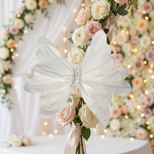 Giant 3D Butterfly Paper <b>Flower</b> <b>Wall</b> <b>Decor</b> Floral Centerpiece Accent for Table Display Event Backdrop - Product Image 1