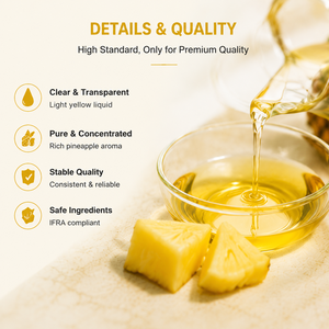 Huile de <span class=keywords><strong>parfum</strong></span> synthétique de luxe en gros, <span class=keywords><strong>parfum</strong></span> ananas, haute pureté, certifiée FDA, haute concentration, longue durée - Product Image 5