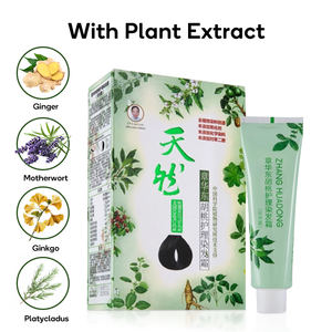 Crème colorante capillaire permanente naturelle à base de plantes Zhanghuadong OEM, sans ammoniaque, sans peroxyde, <span class=keywords><strong>pour</strong></span> femmes, couvre <span class=keywords><strong>les</strong></span> <span class=keywords><strong>cheveux</strong></span> - Product Image 2