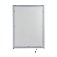 Boîte à lumière LED magnétique pour affiche de cinéma intérieure alimentée par 12 V CC