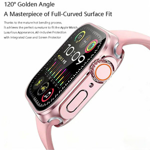 เคสกระจกนิรภัยแบบเต็มตัวสำหรับ <span class=keywords><strong>Watch</strong></span> Series 10 ขนาด 45/46 มม. และ IWatch 9 ขนาด 44 มม. จำหน่ายจำนวนมาก - Product Image 6