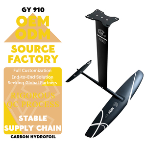 GY 930 Tabla de surf de aluminio y carbono con aleta de hidroala para surf, kitesurf y efoil en lagos y ríos. - Product Image 1