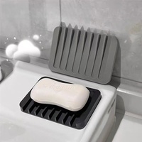Barre de voyage antidérapante de qualité supérieure porte-savon en Silicone pour douche salle de bain ou cuisine baignoire éponges tapis et coussinets plateau