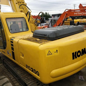 Excavatrice sur chenilles Pc200-8 d'occasion Offre Spéciale en bon état Les composants du noyau incluent la pompe à moteur - Product Image 4