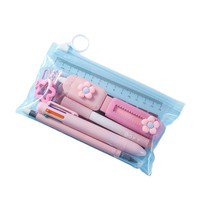 Kit de papeterie écologique, articles scolaires, livraison gratuite, ensembles de rentrée scolaire Yiwu, ensemble de papeterie promotionnel pour étudiants et adultes