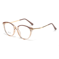 Lunettes TR90 Monture optique Lunettes rétro anti-lumière bleue Montures de lunettes personnalisées
