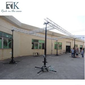 Support de haut-parleur Line Array RK 250 kg à haute capacité de charge, en alliage d'aluminium, avec tringle de levage réglable et goupille de fixation pour événements extérieurs et scènes - Product Image 6