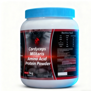 OEM/ODM Bubuk <span class=keywords><strong>Protein</strong></span> Asam Amino Cordyceps Militaris 1kg Non-GMO 19:1 Campuran Susu Kedelai dan Susu Bubur Utuh Dewasa Umur Simpan 2 Tahun Kustom - Product Image 1