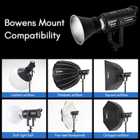 Lumière vidéo LED à sortie continue Tolifo Studio Photography X-180RGB haute luminosité 180W RGB COB APP DMX512 CCT 2700K-6500K