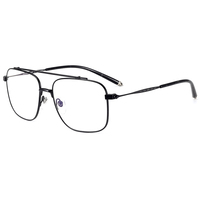 Lunettes de lecture unisexes de luxe en titane pur ultra-léger, style pilote, avec imprimé zèbre et léopard, monture intégrale