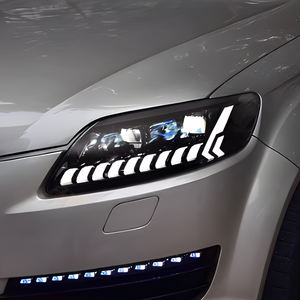 <span class=keywords><strong>Audi</strong></span> <span class=keywords><strong>Q7</strong></span> 2006-2015 Lámparas delanteras de coche LED Montaje de faros automáticos Lente transparente Proyector de parpadeo dinámico Nueva herramienta Actualización de accesorios - Product Image 4