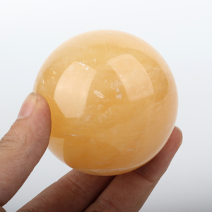 Esfera de Cristal de Calcita Amarilla Natural de Alta Calidad al por Mayor para Decoración - Product Image 4