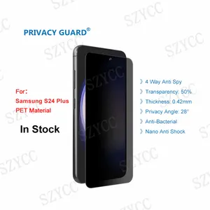 4 Way Anti Spy Anti Blue Light Privacy Screen Protector Film 360 Degrees Anti Peeping Privacy Screen Protector For Samsung S24+