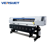 Imprimante à sublimation automatique Versijet 1,8 m avec 2 têtes d'impression I3200, machine d'impression textile rouleau-à-roule, neuve, garantie 1 an, directement de l'usine