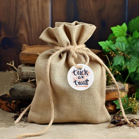 Sac de rangement à cordon en lin de jute avec logo personnalisé très vendu sac à provisions de poche écologique