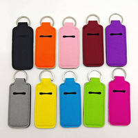 Étui portable élégant en néoprène pour bouteille de savon liquide, étui à rouge à lèvres, porte-clés pour femme, personnalisé par le fabricant, étanche