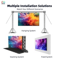 Écran LED mobile haute performance RAYBO pour location, mur vidéo extérieur étanche P3.91 P4.81, écran LED HD extérieur