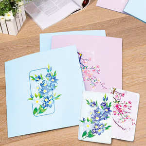 3D pop-up hoa sinh nhật thẻ với UV in ấn & vàng stamping-DIY Món quà <span class=keywords><strong>s</strong></span>áng tạo cho vợ bạn gái mẹ - Product Image 5