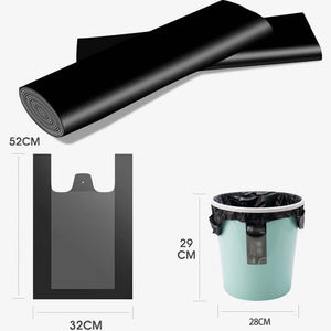 Bolsas de Basura Negras Resistentes de HDPE con Impresión de Serigrafía para Embalaje y Uso en Cajas, Suministro de Fábrica - Product Image 6
