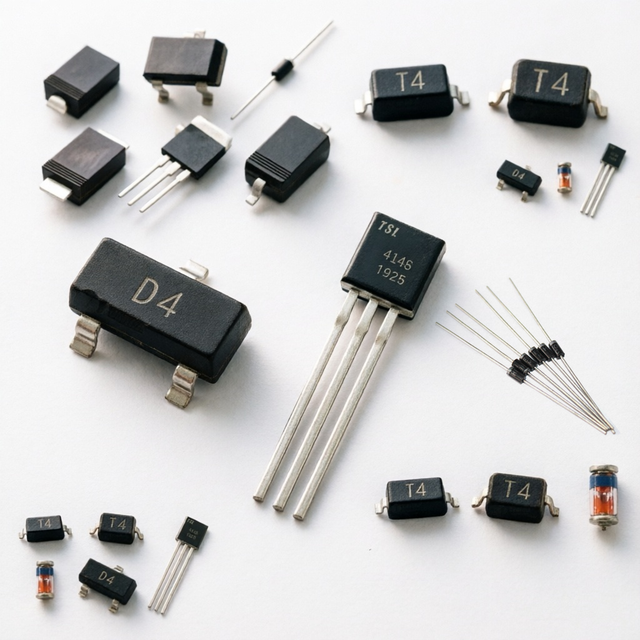 74BAS40-04-7-F Schottky Barrier Diode 40V 120mA SOT-23 Surface Mount Series Connection