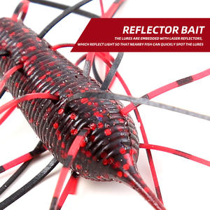 Esca Morbida WEI a Lenta Discesa per Pesca, Jigging, Wobbler, Swimbait, Esca in <span class=keywords><strong>Silicone</strong></span>, Gamberetto Artificiale per <span class=keywords><strong>Spigola</strong></span> e Carpa - Product Image 6