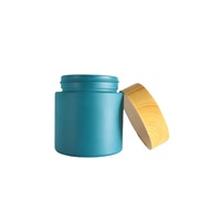 3oz 3.5g tutup plastik Transfer air bambu aluminium biru buram sisi lurus tahan anak tutup penyimpanan bunga kaca
