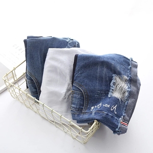 Shorts <span class=keywords><strong>en</strong></span> <span class=keywords><strong>jean</strong></span> pour femmes enceintes, vêtements d'été, taille basse, shorts de maternité, jeans amples pour femmes enceintes - Product Image 2