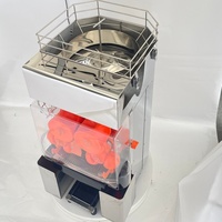 Commerciële automatische sinaasappel/zilveren fruitpersmachine, capaciteit 20 sinaasappels/minuut