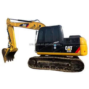 High quality and active used Excavators CAT312D can be fitted with different accessories second-hand digger CAT 312 D in stock