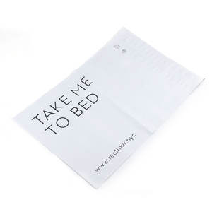 De acabado mate bolsa fácil tiras de polietileno bolsa de correo con doble permarent tira y perforación para fácil devuelve - Product Image 1