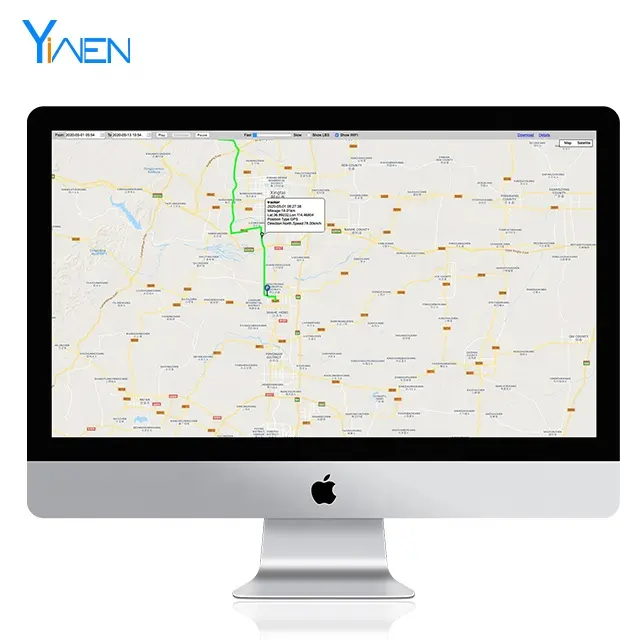 Система отслеживания Yi Tracker GPS BDS LBS с картой Google для мотоцикла 4G, грузовика, автомобиля, такси, флота