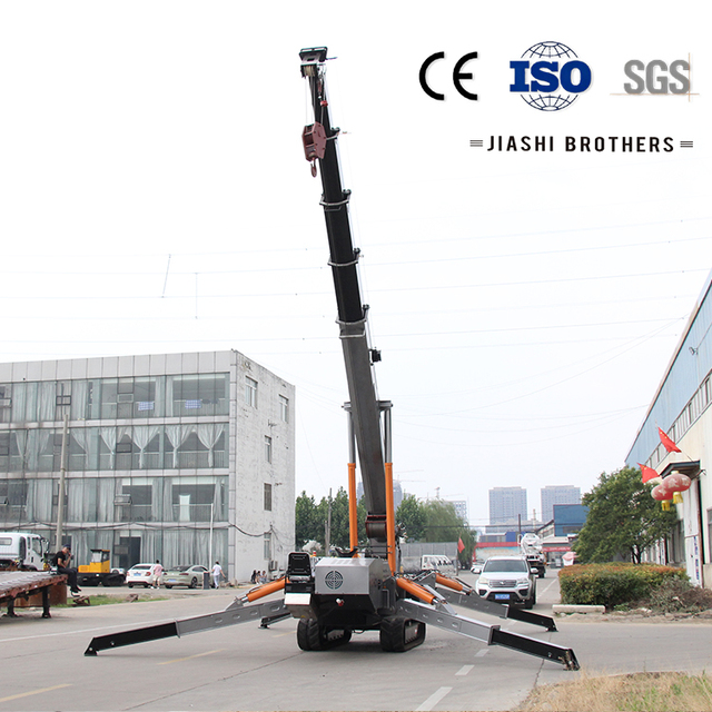 CE Certified Mini Spider Crawler Crane Equipment 8t Mobile Spider Crane 80M Lifting Height Diesel/Electric/Gasoline Powered