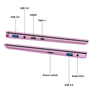 2025 Thương hiệu Mới <span class=keywords><strong>10.1</strong></span> <span class=keywords><strong>inch</strong></span> N100 màu hồng máy tính xách tay máy tính xách tay nhà máy bán buôn OEM ODM văn phòng sử dụng - Product Image 5